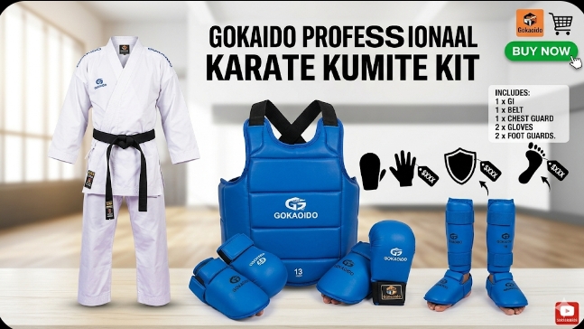 Gokaido Professional Karate Kumite Kit 屢 | Karate Fighting Gear ...